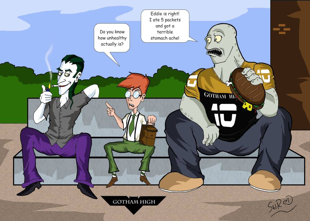 Gotham High: Health Tips by ShredSmiler on DeviantArt Gotham High: Health Tips by ShredSmiler on DeviantArt