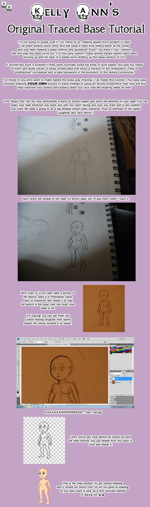 Pixel Addison Base Pixel - Bases on DollingTutorials - DeviantArt