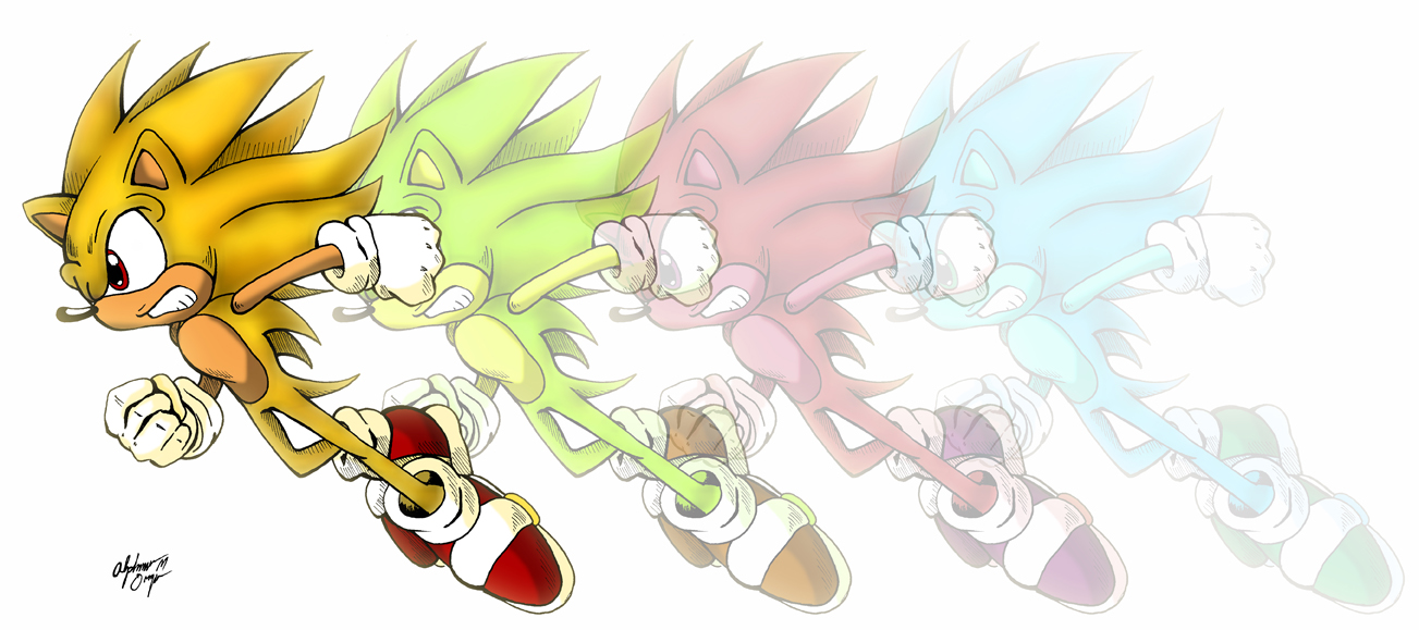 Super Hyper Sonic Knuckles by OrangeTavi -- Fur Affinity [dot] net