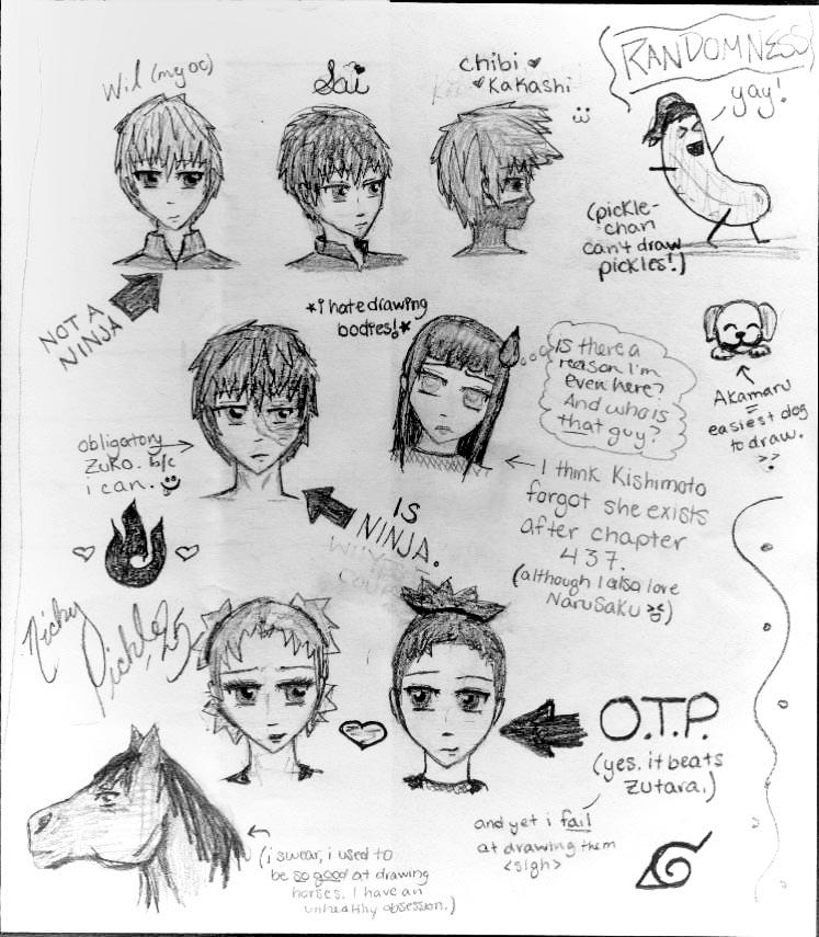 Random Ninja Doodles by Nicky-Pickle-25 on DeviantArt