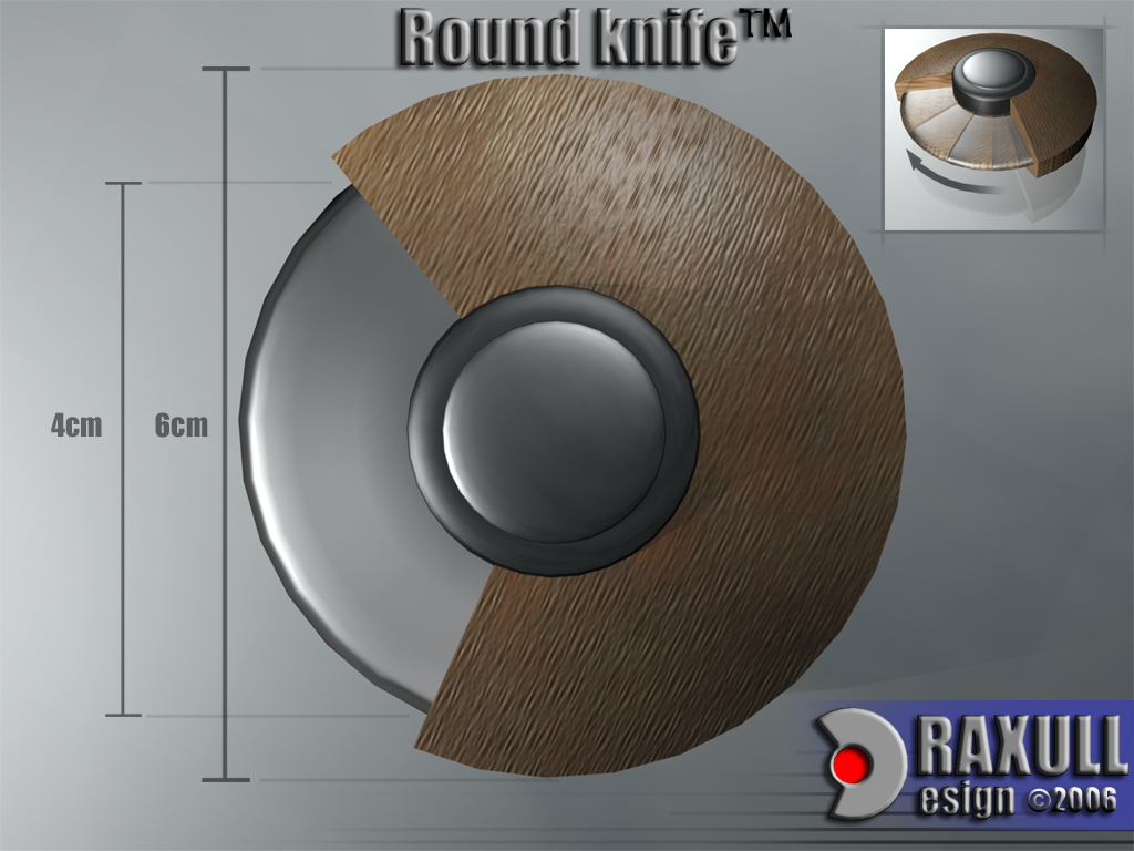 Industrial-Design Round-Knife