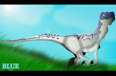 My favorite velociraptor is Blue