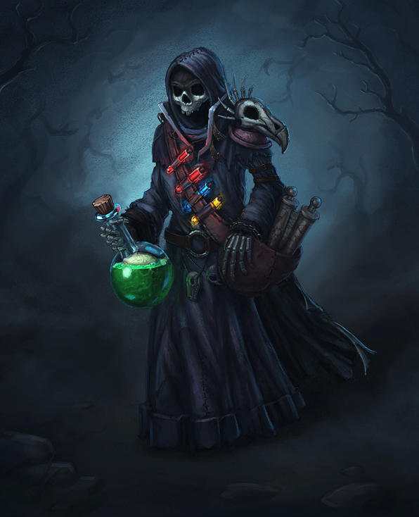 Undead alchemist by Oxeren on DeviantArt