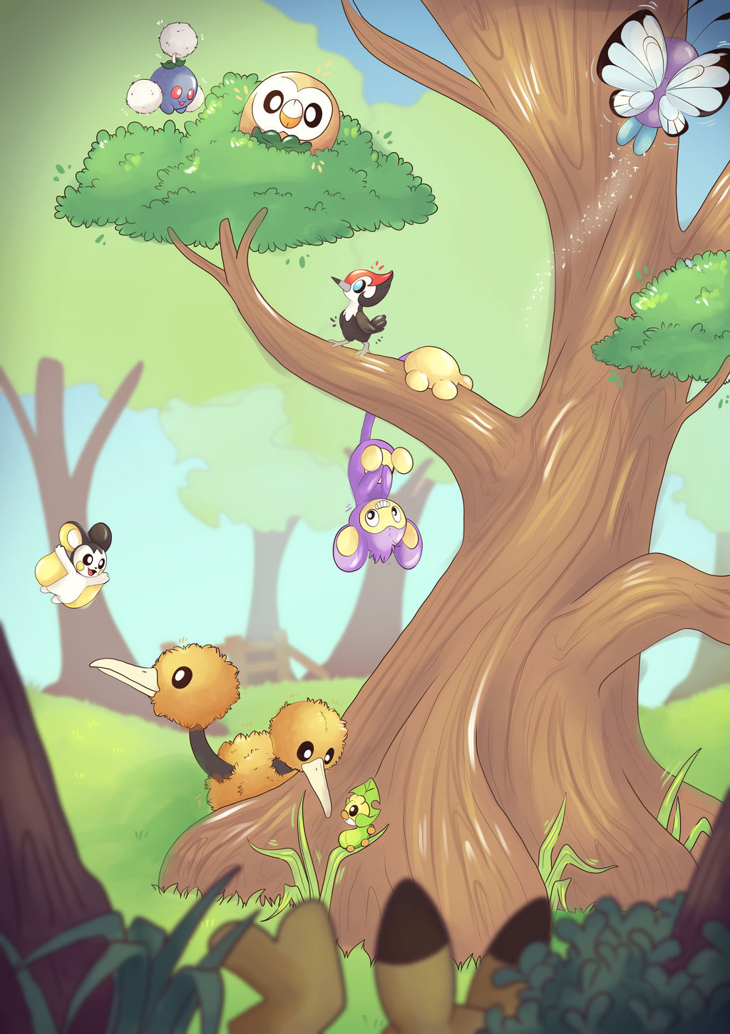 Pokemon Tree By CutePencilCase On DeviantArt pokemon-tree-by-cutepencilcase-on-deviantart