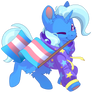 Trixie says Trans Rights!