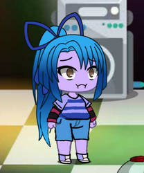 Gacha Life version of Violet Beauregarde by GmodViolet-GV