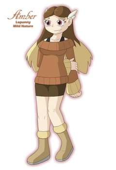 Pokemon Platinum Gijinka Team - Amber