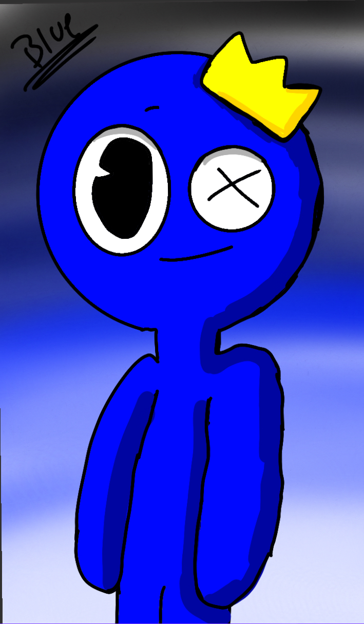 Blue Icon (Rainbow Friends) by Trupokemon on DeviantArt, blue