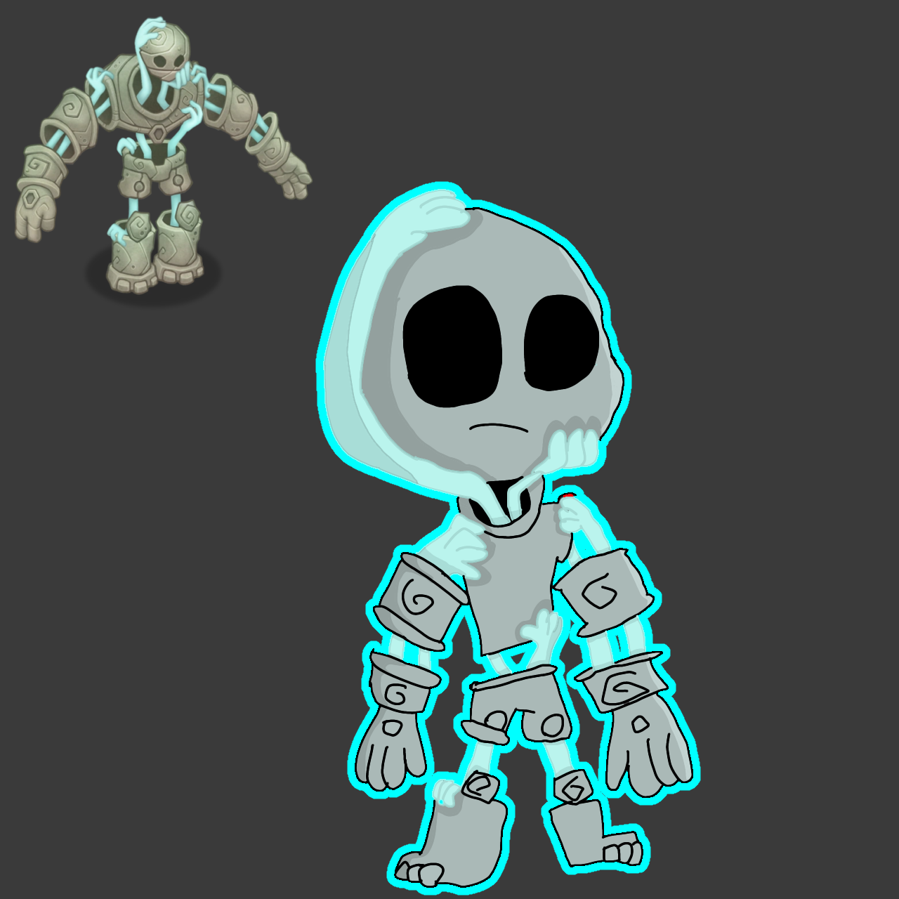 Monculus Fanarrt Monculus Wublin sticker by FanOfRainbowCats on DeviantArt