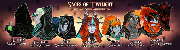 The Sages of Twilight by Webmegami