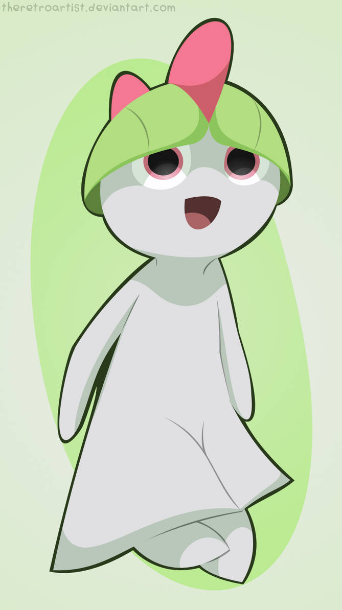 Ralts by TheRetroArtist on DeviantArt