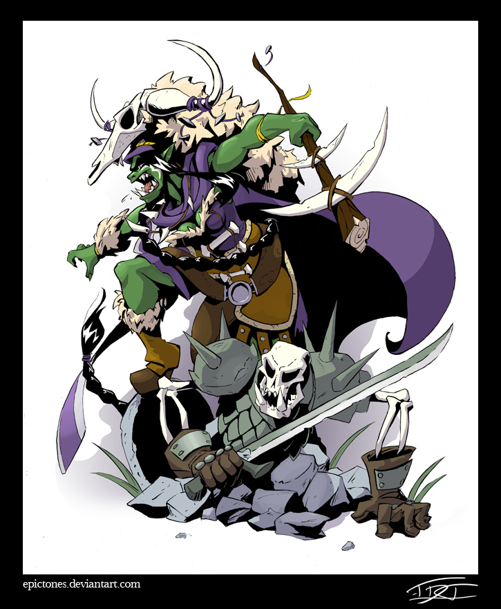 Widow Tarha and Mr. Bones