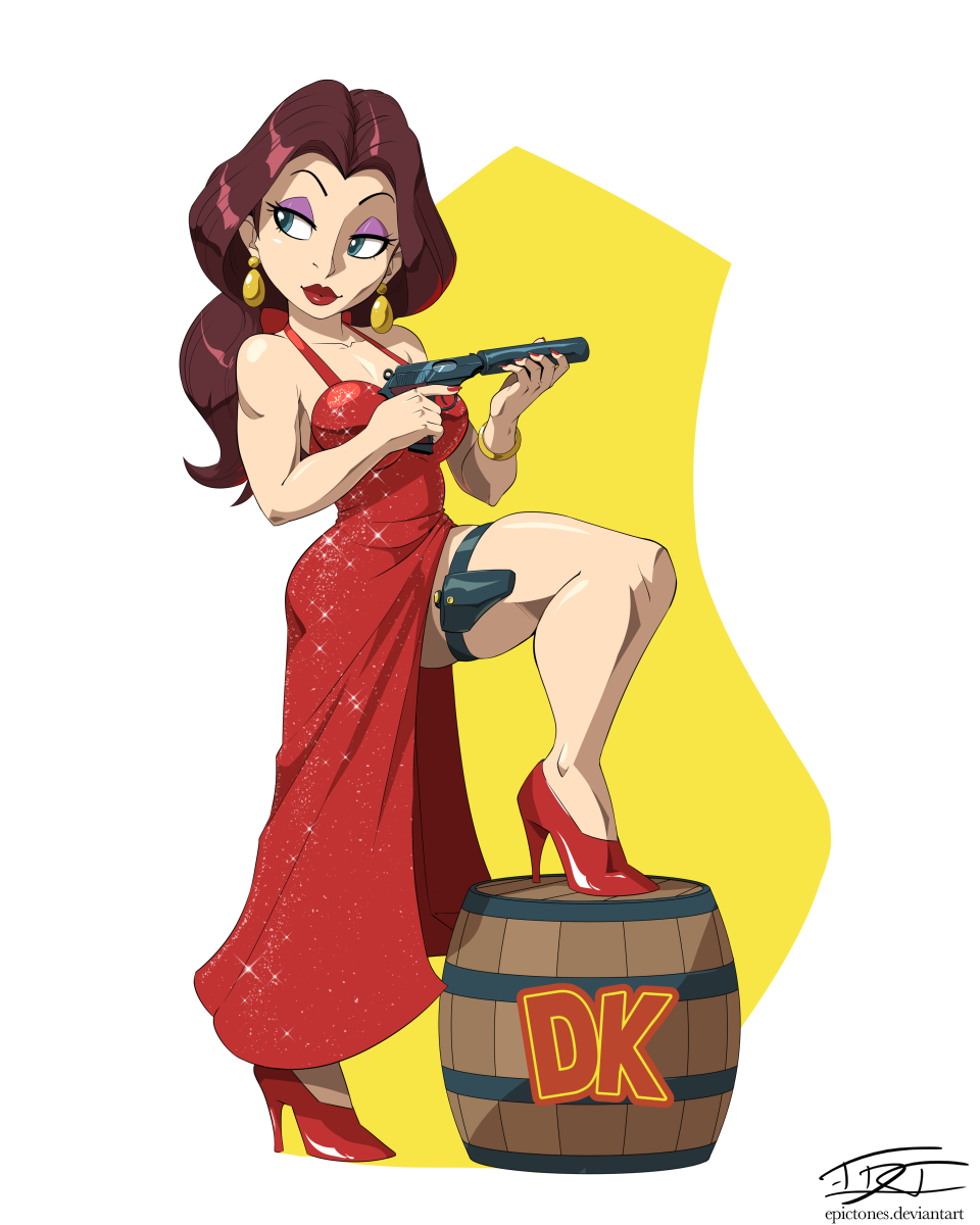 DK Pauline in Dig Dug (ROM Hack) by JeovanyNetwork1992 on DeviantArt