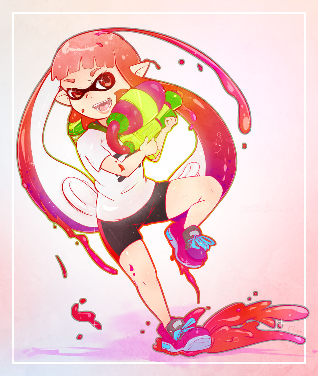 Splatoon Figure Deviantart Splatoon! by Clue000 on DeviantArt