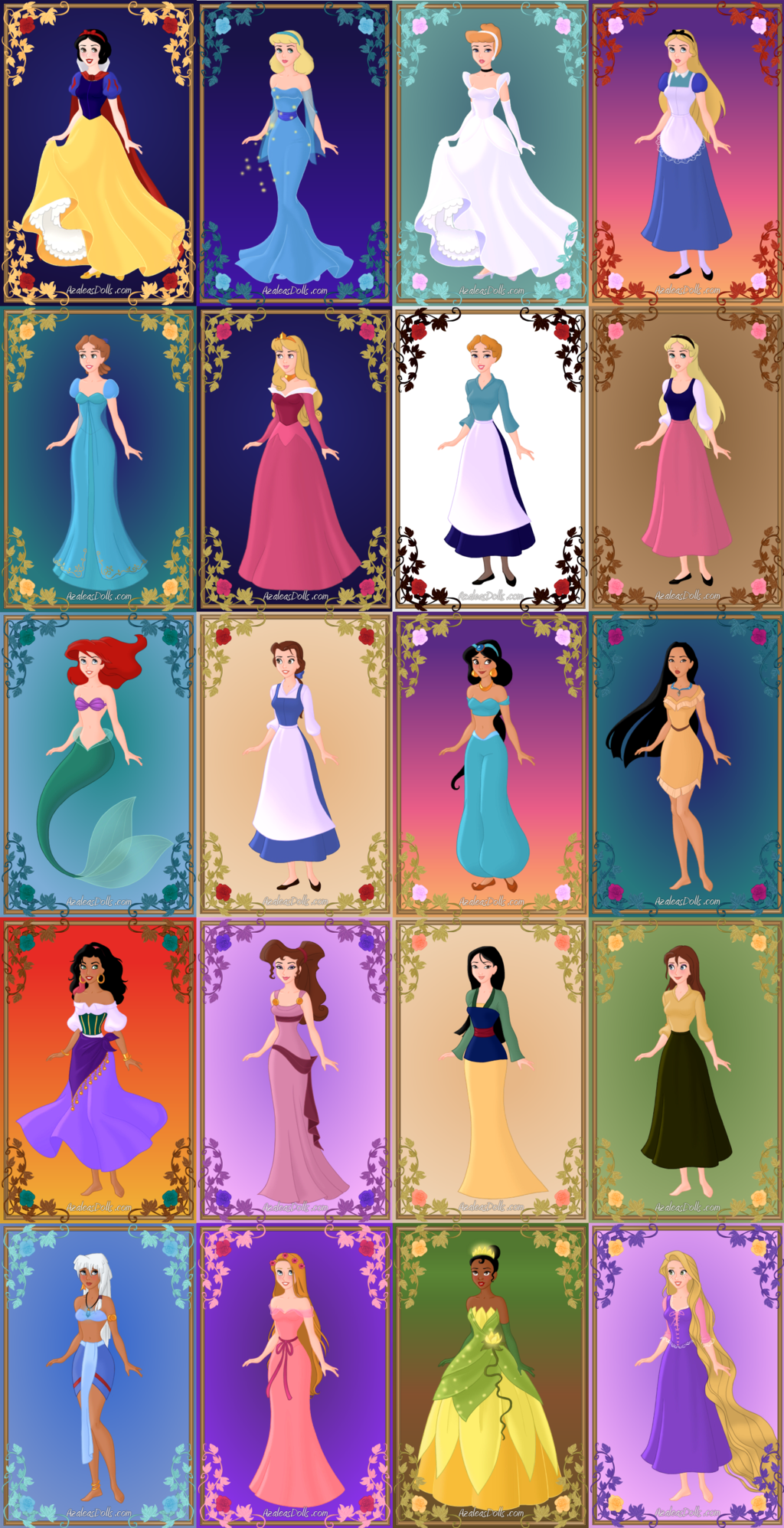 Disney s Heroines by GingerLass0731 on DeviantArt