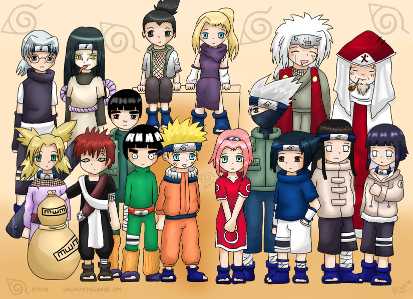 Naruto Chibi Group