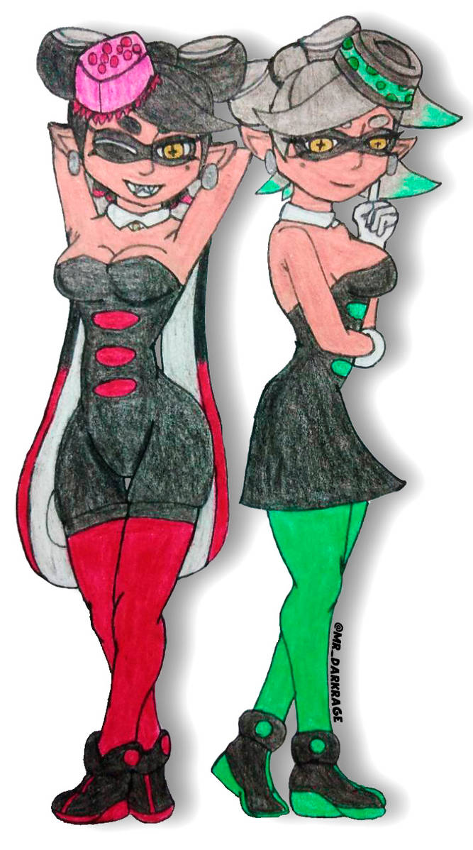 Squid sisters by MrDarkRage on DeviantArt