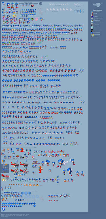 modgen classic sonic ATS edit sprite sheet by MekanTheGuy on