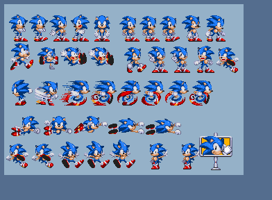 Modgen Classic Sonic Supreme Sprite Sheet Complete by SONIcsez1234 on  DeviantArt