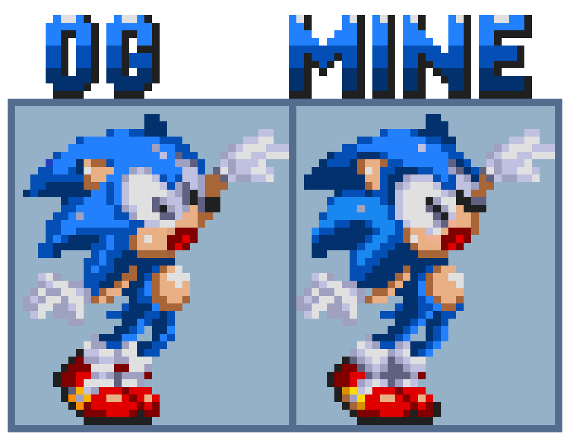 Modgen Classic Sonic: S3 Panicked Balance Edit by MekanTheGuy on DeviantArt