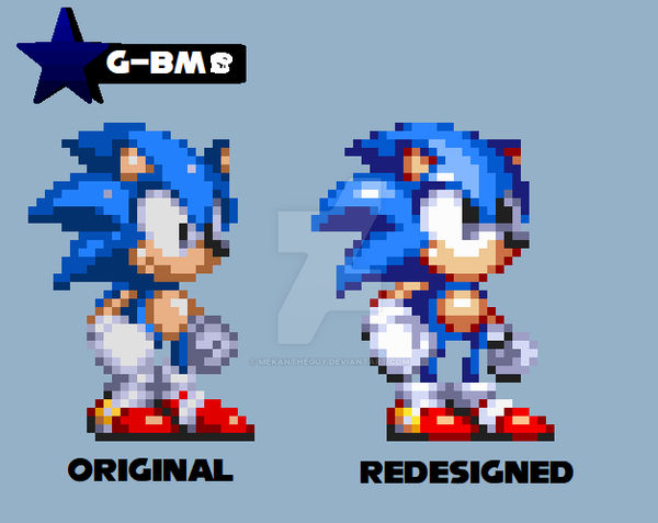 Modgen Classic Sonic redesign by MekanTheGuy on DeviantArt