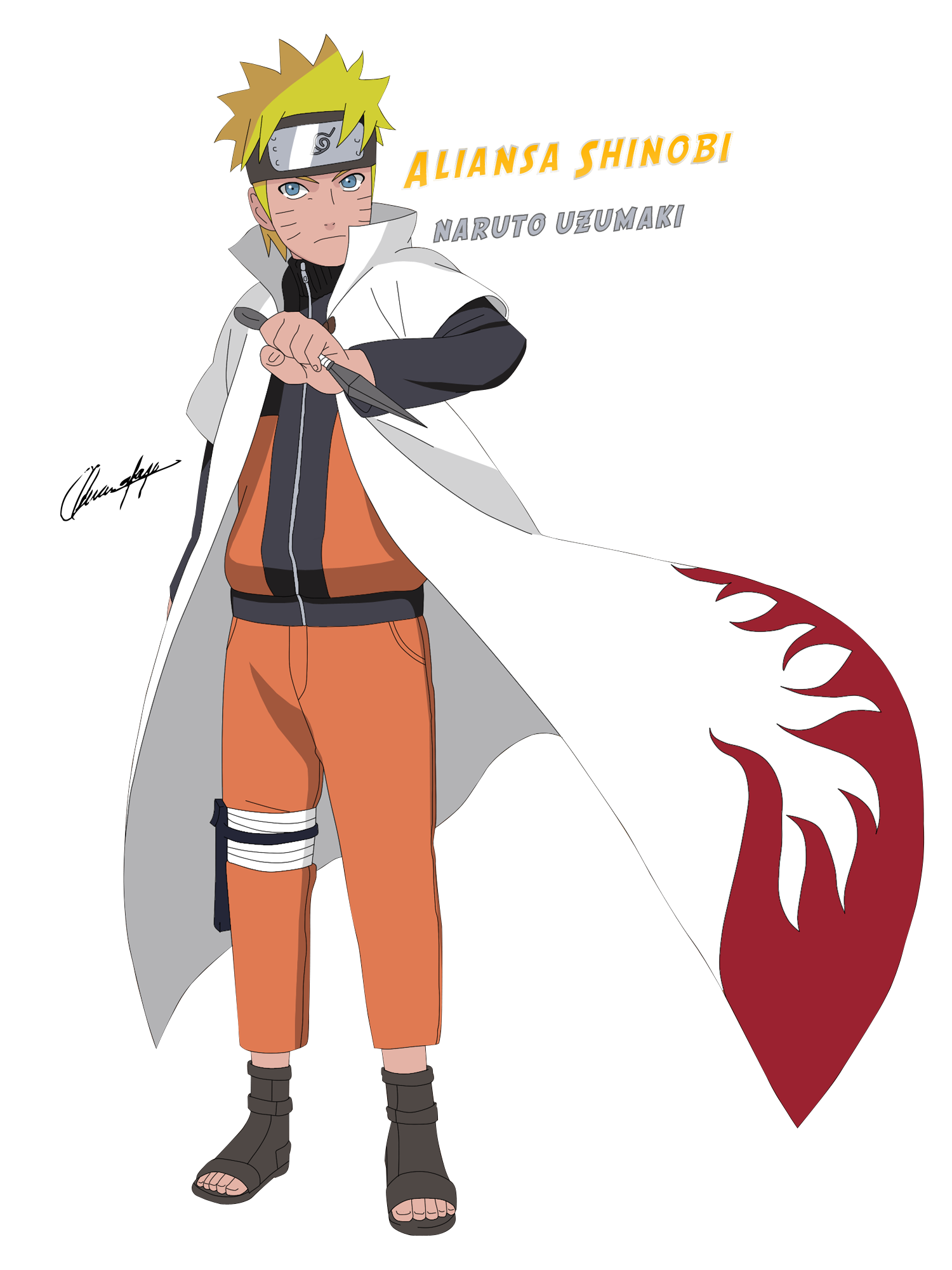 Lord 7th Hokage! Naruto Uzumaki drawing! [NonoTheAvatarPearson] : r/Naruto