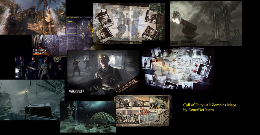 CoD: All Zombies Maps Ver 2.0 by RenerDeCastro on DeviantArt