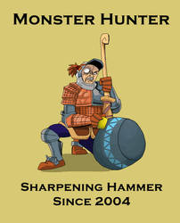 Hammer is a sharp weapon in Monster Hunter