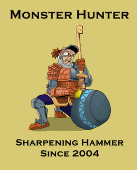 Hammer is a sharp weapon in Monster Hunter