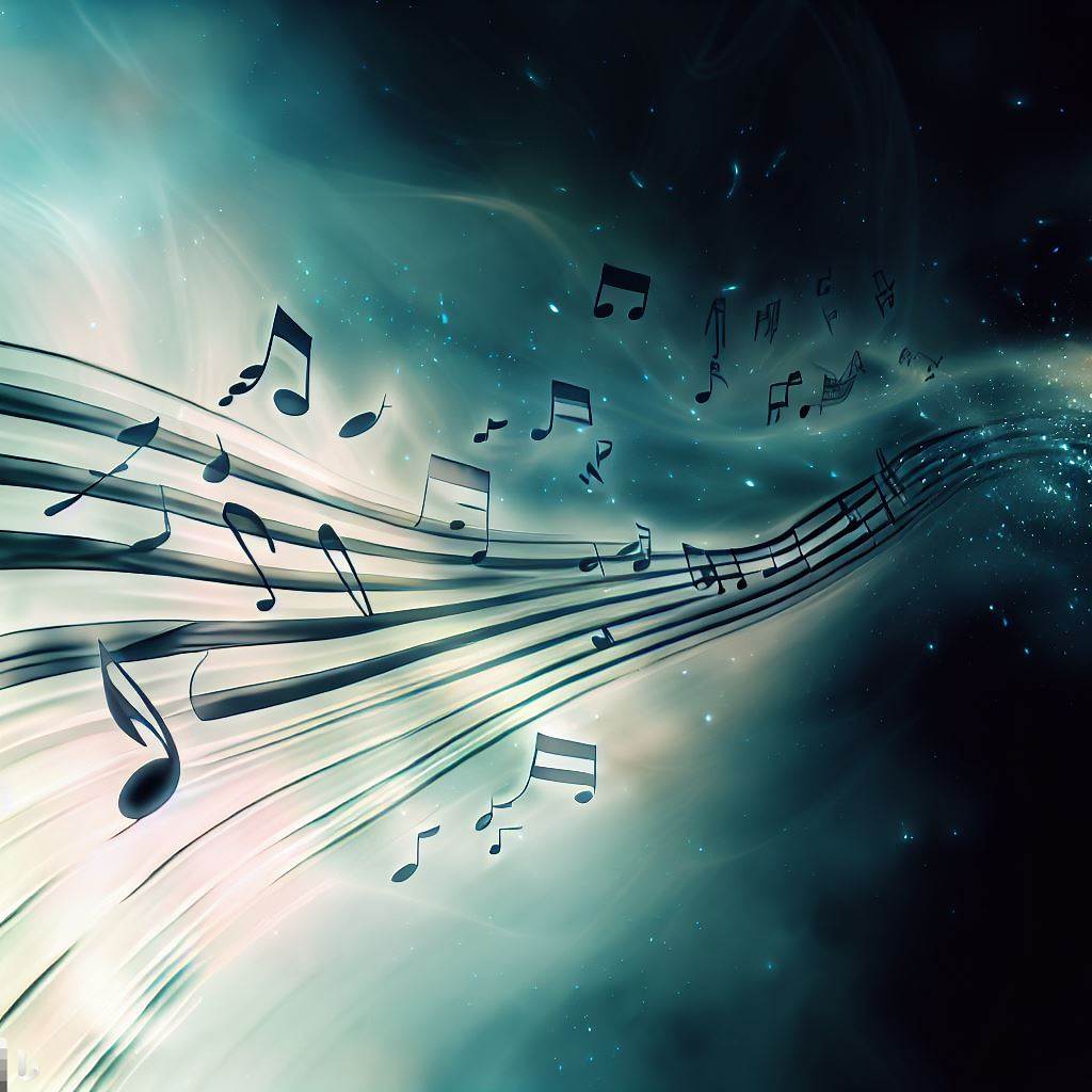 Musical notes floating on the back of a breeze by BrainFogg on DeviantArt