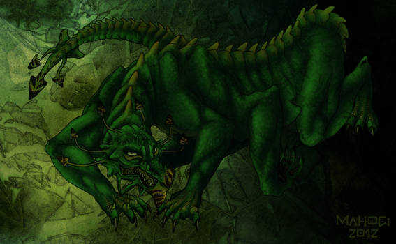 Green dragon thingy