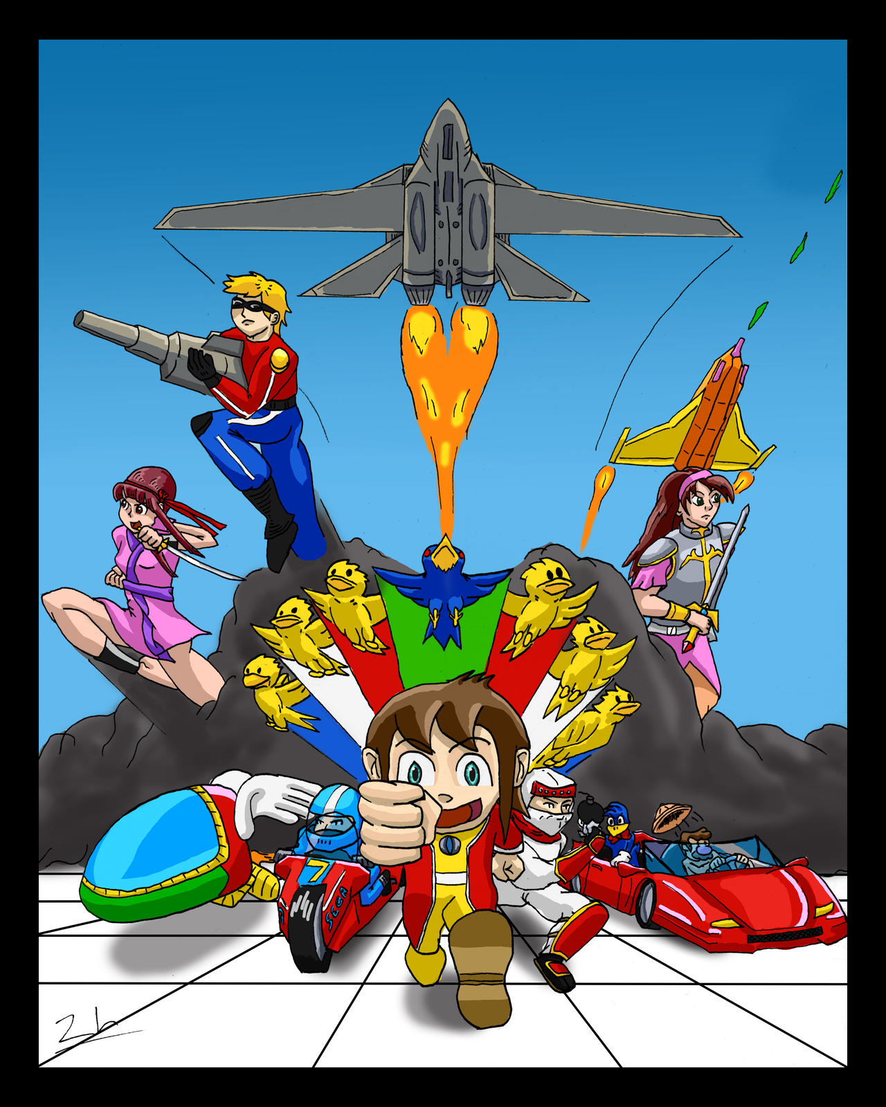 Arcade Master (SEGA series) by zl-x on DeviantArt