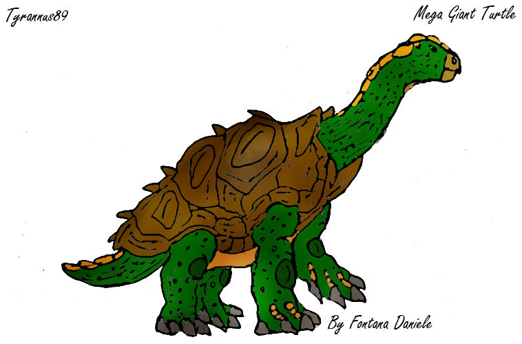 Mega Giant Turtle colored by Tyrannus89 on DeviantArt