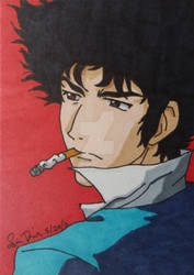 Spike Spiegel ACEO card