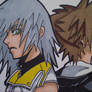 Riku and Sora ACEO card