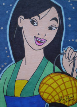 Mulan ACEO card