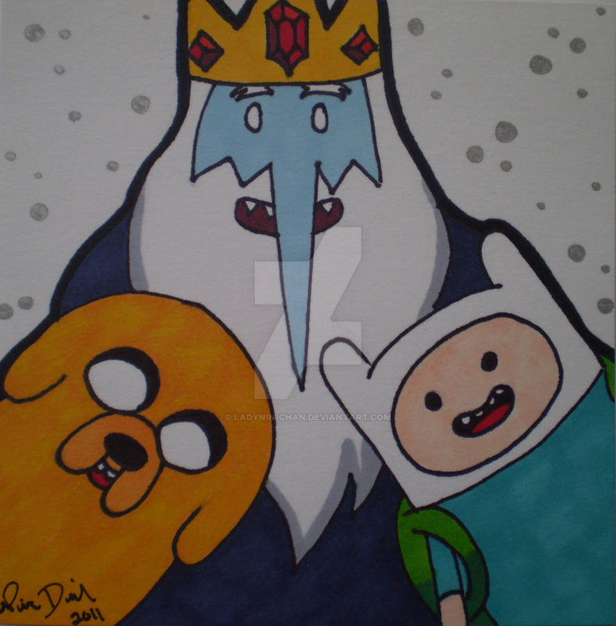 Adventure Time Picture Frame card by LadyNin-Chan on DeviantArt