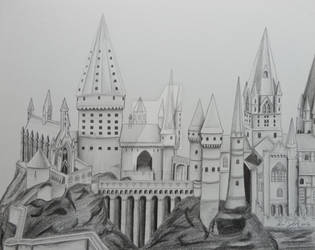 Hogwarts Owls And Other Buildings On Quality Hp Fanart Deviantart