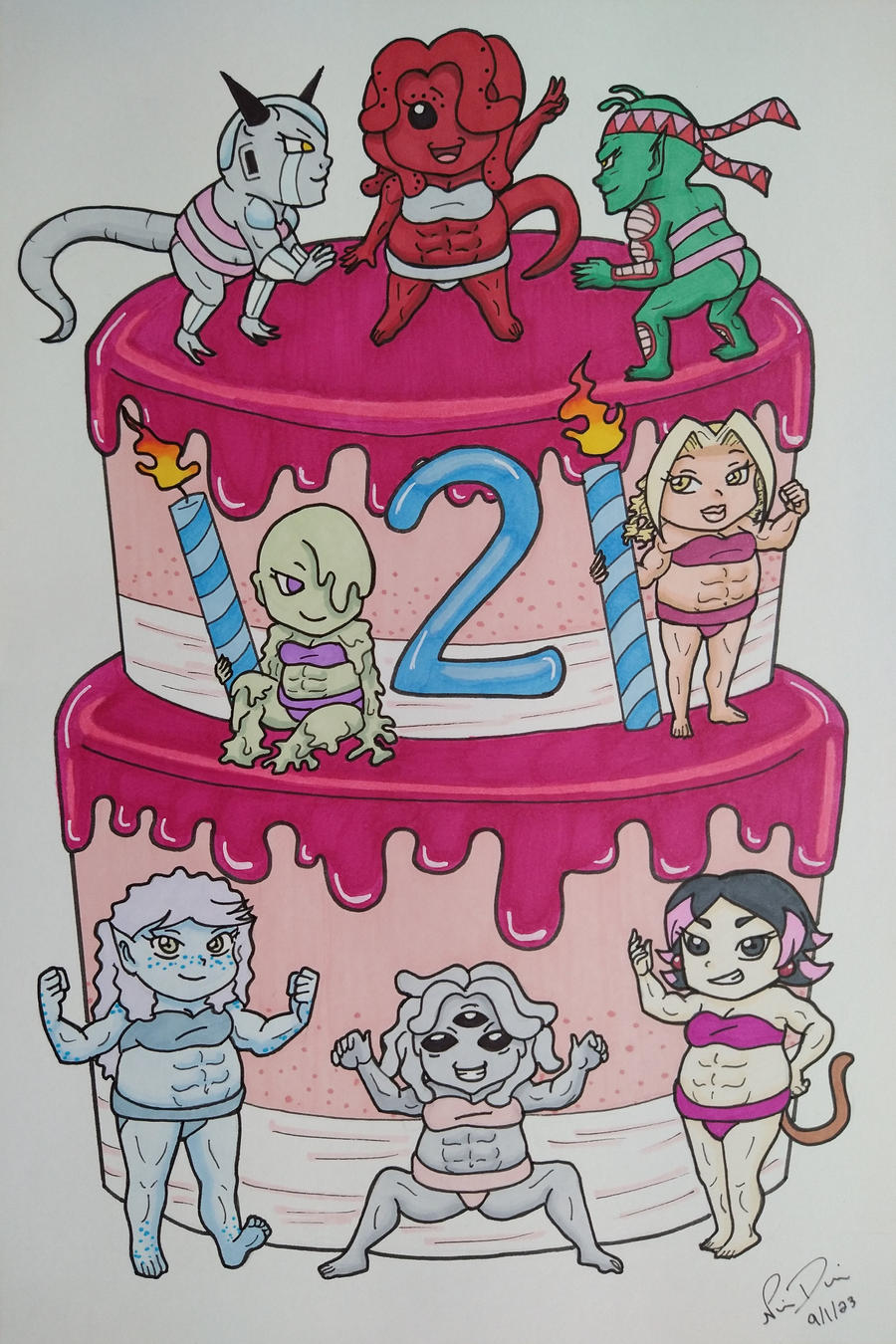 Comm Sumo Stables At Stake 20 Anniversary Special by LadyNinChan on