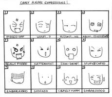 Crazy Anime Expressions