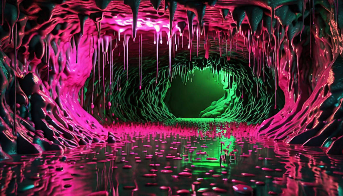 THE NEON CAVE OF DRAGON DROOL by ResidualIncome on DeviantArt