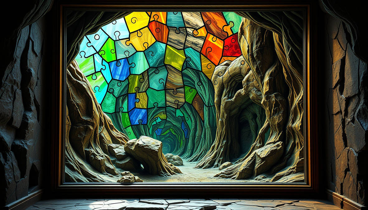 ABSTRACT PUZZLE IN A STAINED GLASS WINDOW by DAYSPRINGMINISTRIES on ...