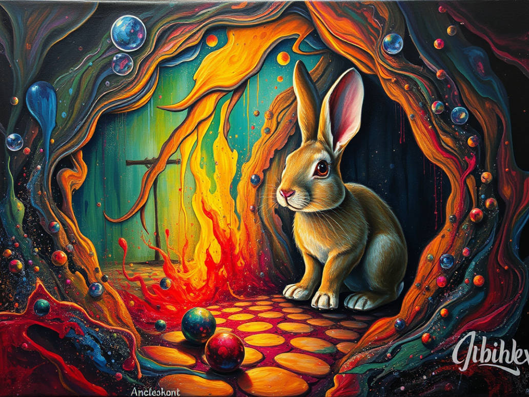 RABBITS DON'T LIE. OR TELL THE TRUTH by ABSTRACTSFX on DeviantArt