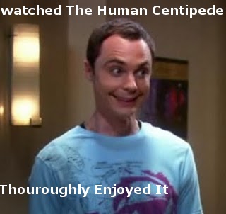 Sheldon Watched 'The Human Centipede'