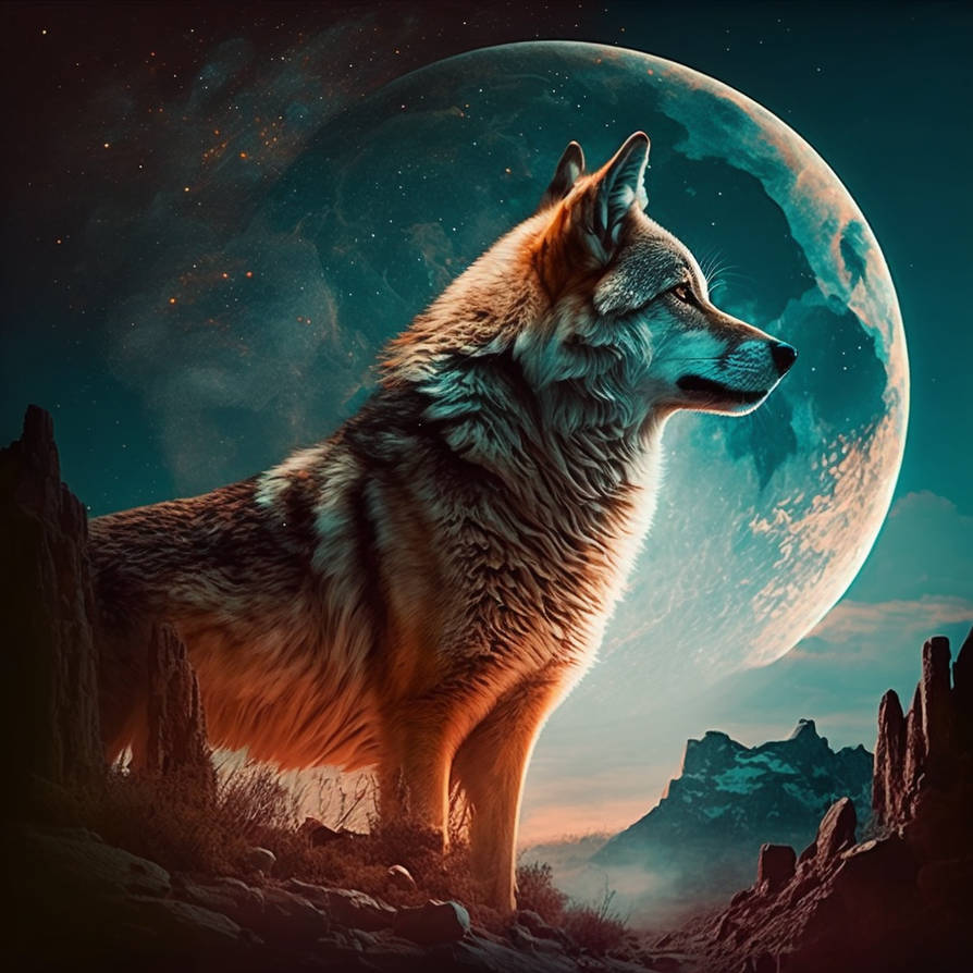 wolf the moon 25ed270e-64ed-45da-a535-b03a by DataWisp on DeviantArt