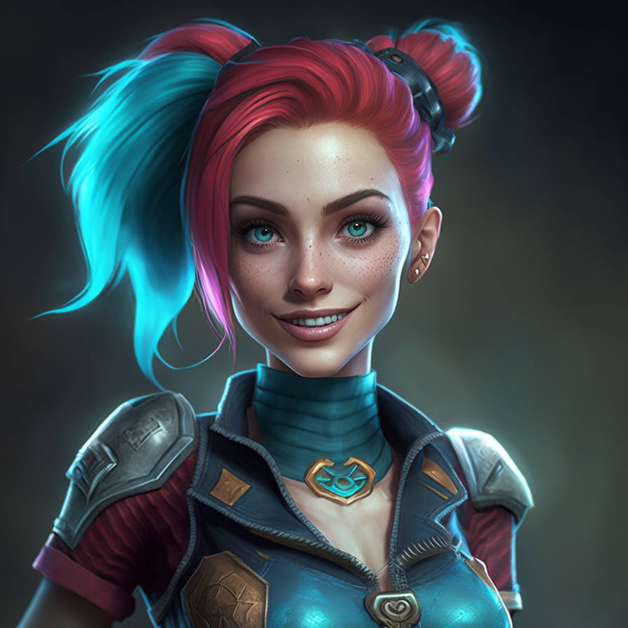 league of legends style Jinx by DataWisp on DeviantArt