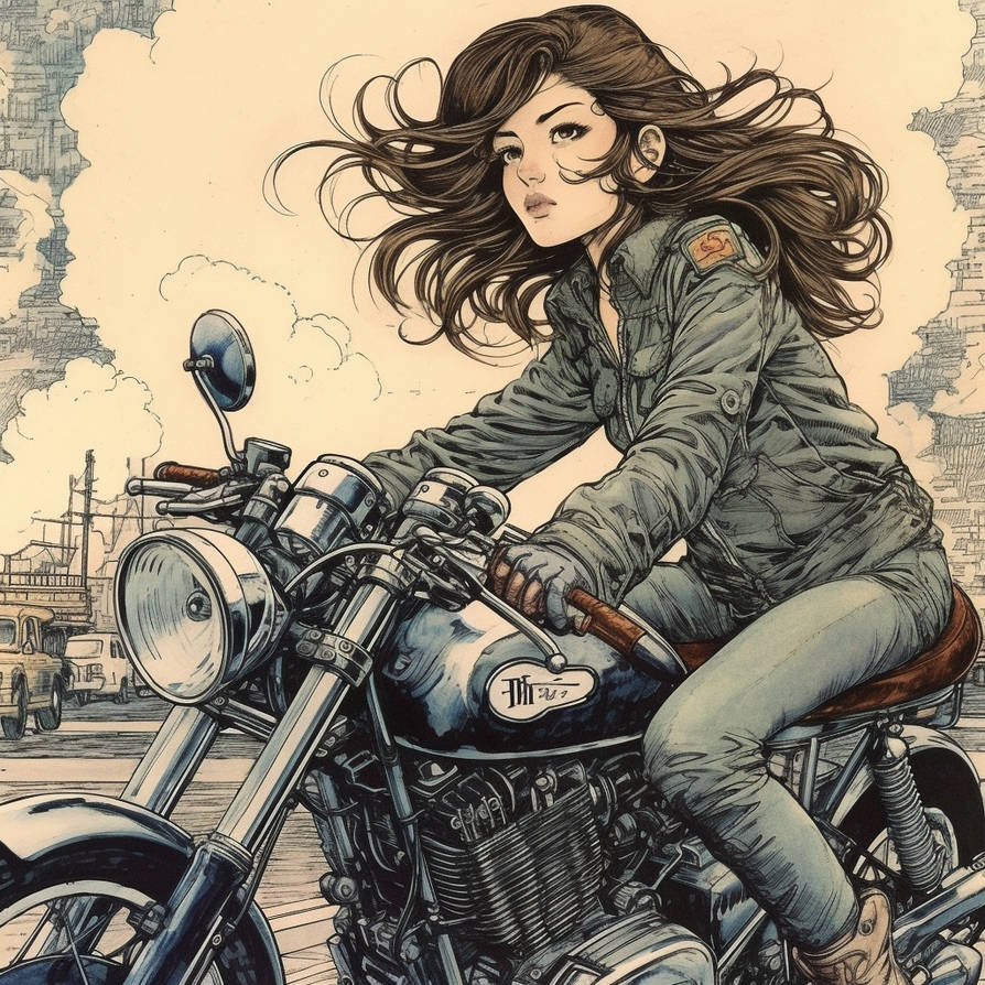 Mototaur Deviantart Moto girl by DataWisp on DeviantArt