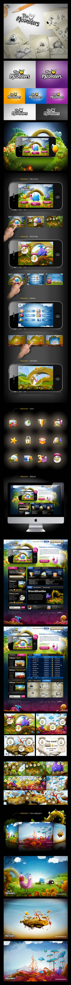 The Moonsters - iPhone Game by he1z