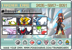 Ranger Kris Trainer Card