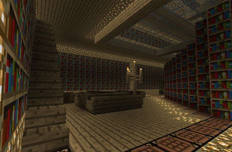 Minecraft Library by ChloekittiePG on DeviantArt